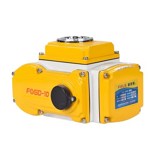 4-20mA Electric Rotary Actuator On-Off Type Quarter Turn Motorized Actuator for Water 24V DC Angle Structure
