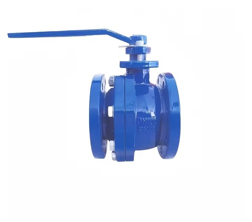 Heavy Duty Cast Metal Flange Mounted Shut Off Valve Smooth Internal Flow Reliable Pipeline Component Long Life