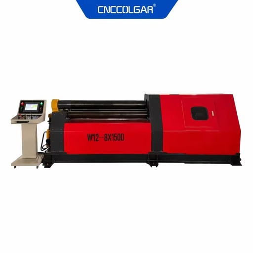 CNC 4 Roller Plate Bending Machine 8mm Metal Sheet Rolling Equipment High Precision
