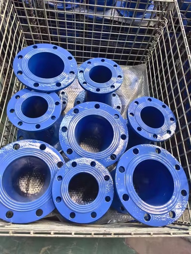 Ductile Iron Double Flange Reducer Inner Outer Epoxy Powder Coated Potable Non Toxic Smooth Bright Concentric Joint