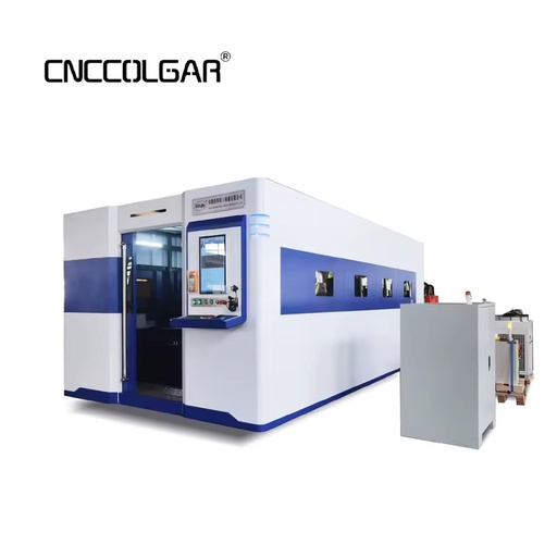CNCColgar 6000W Fiber Laser Cutting Machine for Metal Sheet 20mm Thickness High Accuracy