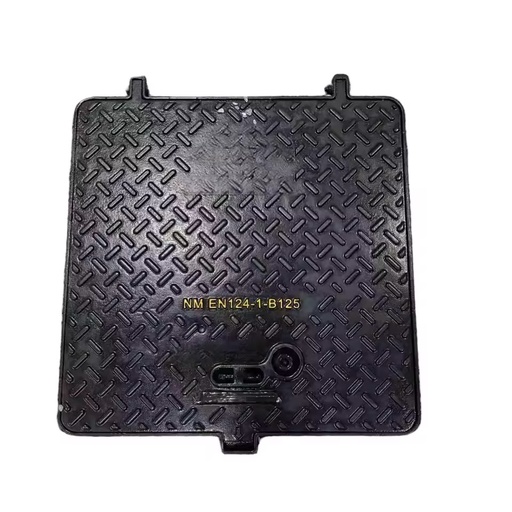 Heavy Duty DN600 Round Manhole Cover Ductile Iron Municipal Roadway Silent Anti Rocking Drainage Lid Casting