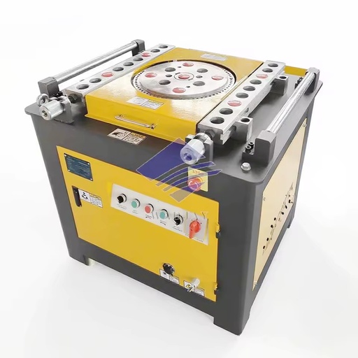 Electric Rebar Pipe Bender Automatic Steel Bar Rod Pole Bending Machine