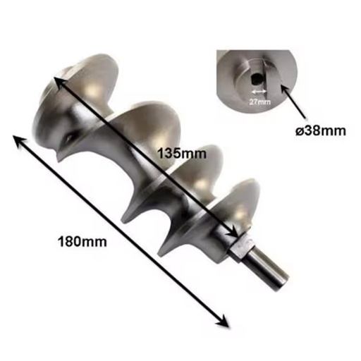 Densen Customized Cnc Milling Turning Machining Parts 316 316L Meat Mincer Grinder Spare Parts