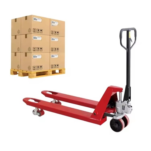 New Custom Size Hand Truck with Scale Nylon Wheel Manual Forklift Brand 2 Year Warranty