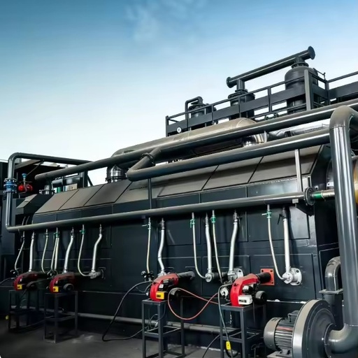 Small Waste Plastic to Diesel Reactor Rubber Fully Continuous Type Pyrolysis Machine