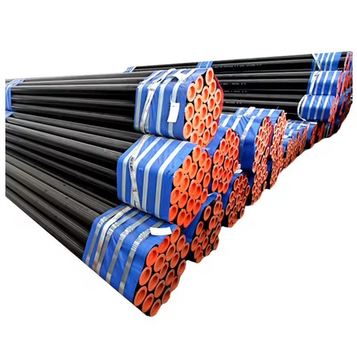 API 5L Seamless Steel Pipe Large Diameter Carbon Steel Drill Pipe Epoxy Powder Black Coated Welding Custom Length Water Oil Gas