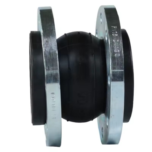 Factory DIN ANSI 6 Inch Single Flange Ball Bellows Flexible Rubber Expansion Joint Manual Water OEM
