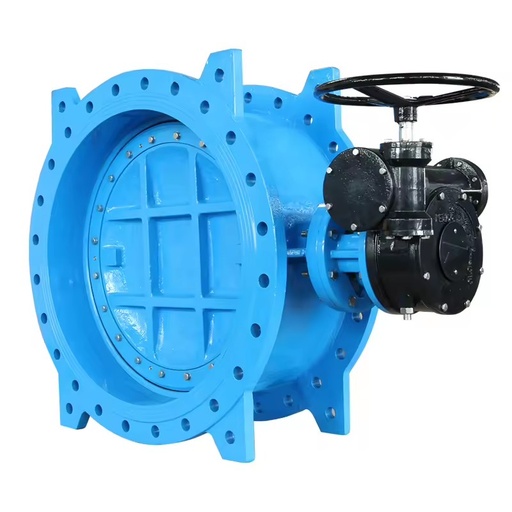 Large Size PN 16DN800 Factory WRAS Ductile Iron Double Flange Eccentric Butterfly Valve
