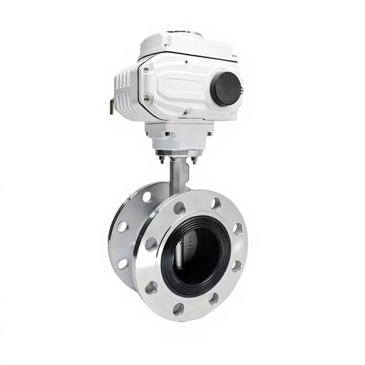 Electric Angle Stainless Steel Flange Butterfly Valve D941X-16P Base Soft Seal Regulation Explosion-proof Switch Control