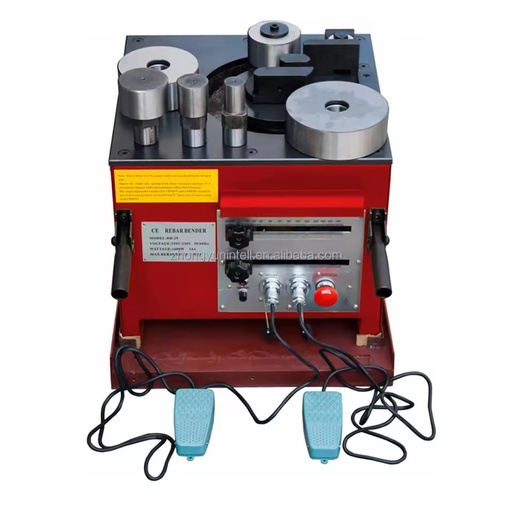 Steel Bar Bending Machine Electric Rebar Bending Machine Rebar Steel Rod Bar Stirrup Bender Bending Machines Professional Design
