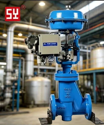 Pneumatic Fluorine Lined Through-Type Control Valve 1/2-6 Inch for Chemical Industry & Petroleum Applications