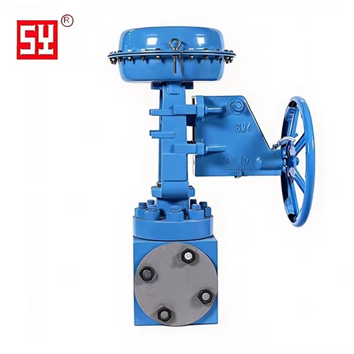 Suyi Pneumatic Insulated High-Pressure Angle Seat Valve Flange Connection 2500LB Max Pressure for Chemical Industry/Petroleum