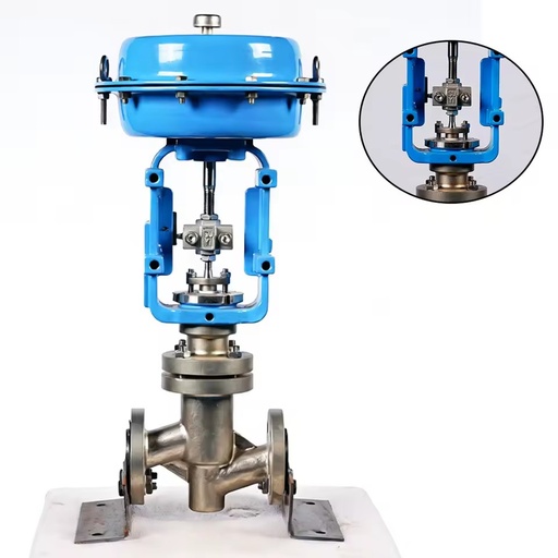 Suyi OEM Through-Type Pressure Fluorine Lined Corrugated Tube Regulating Control Valve Pneumatic/Electric for Chemical