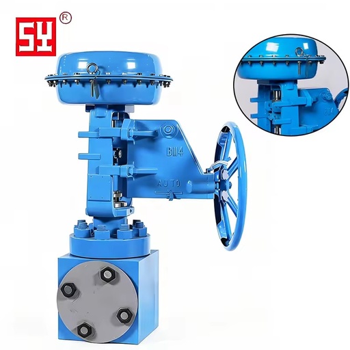 Suyi Pneumatic High-Pressure Angle Valves Flange Connection 1/2 20in Port Sizes 540F Max Temp Chemical/Petroleum 2500LB Pressure