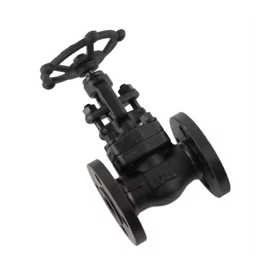 A105 Forged Steel Globe Stop Valve High Temperature Solenoid Water Pressure Regulator Drain Valve OEM Flange Connection Pipe