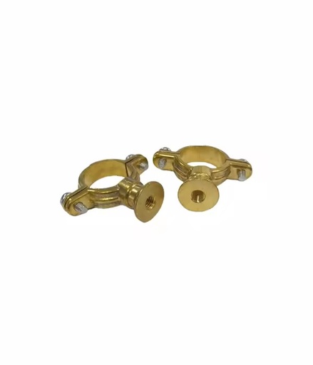 1/2 Brass Pipe Clamp Solid Brass Munsen Ring Brass Bracket for Pipes