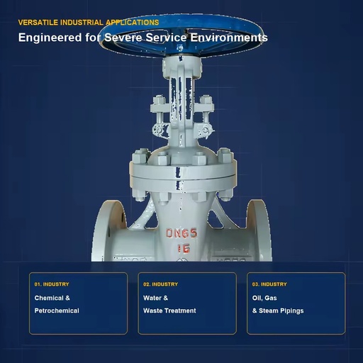 High-quality Brand DN100 PN16 National Standard Carbon Steel Flange Manual Gate Valve DN100CF8 Normal Temperature 1