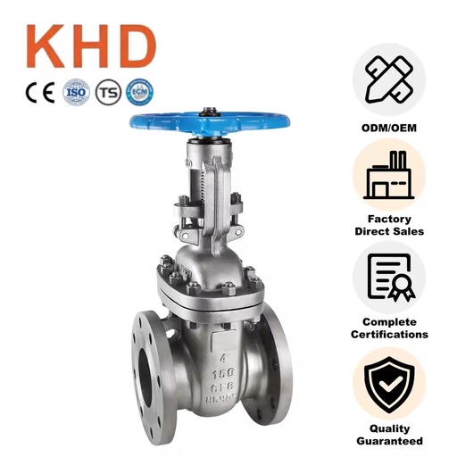 KHD API ANSI Stainless Steel Low Temperature Pneumatic Electric Water Gas Oil Gate Valve Manual Hydraulic Gate Valve