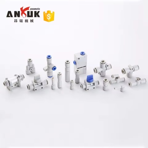 NRUK Type Pneumatic Fitting KQ2 Series Quick Connect Push-in Air Tube Connectors For Automation Use