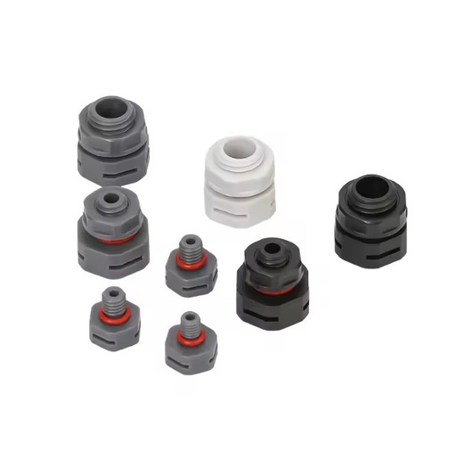 Push-In Pneumatic Valve with Thermo Stable Plastic Body High Temperature Gas Media Plug Structure for Industrial Automation Use