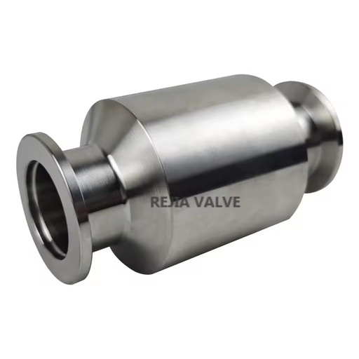 KF16/KF25/KF40/KF50 Vacuum Check Valve - 316 Stainless Steel One-Way Non-Return Valve with PTFE/FKM Seal for High Vacuum Systems