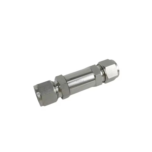 Double Ferrule Instrument Check Valve SS316 High Pressure Inline Check Valve