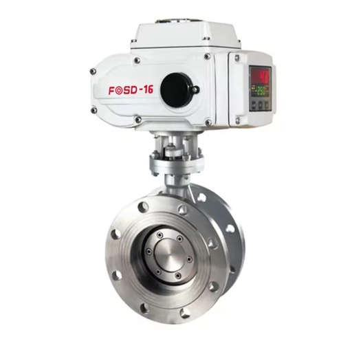 SS304 and SS316L Metal Seated Electric Triple Offset butterfly Valve