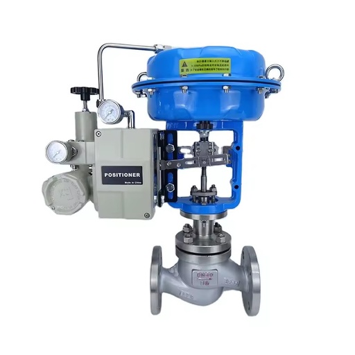 DN50 WCB SS304 Pneumatic Diaphragm Control Flange Golobe Valve Pneumatic Control Valve With Positioner