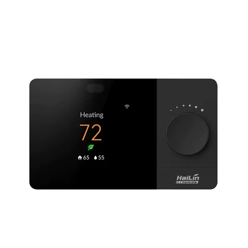 Digital Programmable Smart WiFi Thermostat Remote Control Smart Fan Coil Thermostat Black Work With Alexa Google Assistant