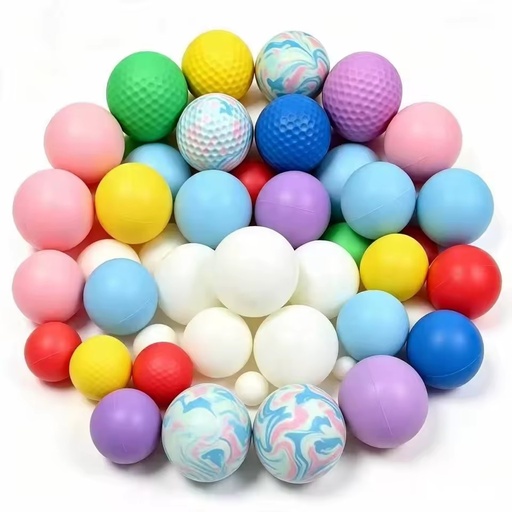Custom White High Density Hard Silicone FKM EPDM Rubber Ball Solid Round Ball With Holes Elastic Bounce Ball for Vending Machine