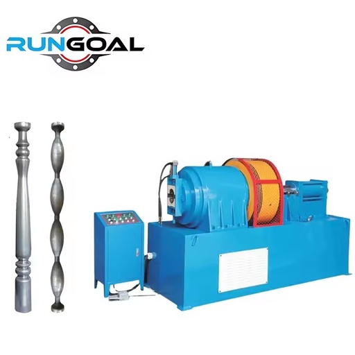 Wrought Iron Balusters Stair Handrail Tube Rotary Swaging Machine Tube Embossing Machine