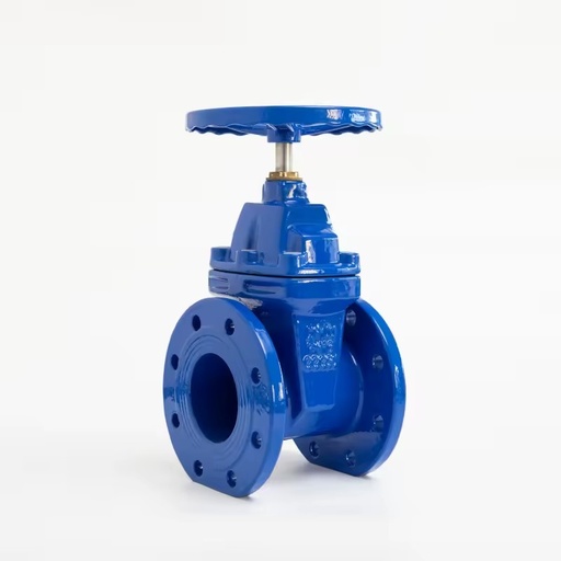Flanged Non Rising Stem Soft Seated Ductile Iron Handwheel Operated Water Supply and Drainage Pipeline Knife Gate Valve