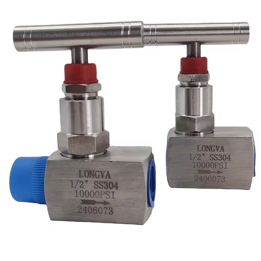 High Pressure Stainless Steel 304 316L Needle Valve with NPT BSP BSPT Male to Female Thread