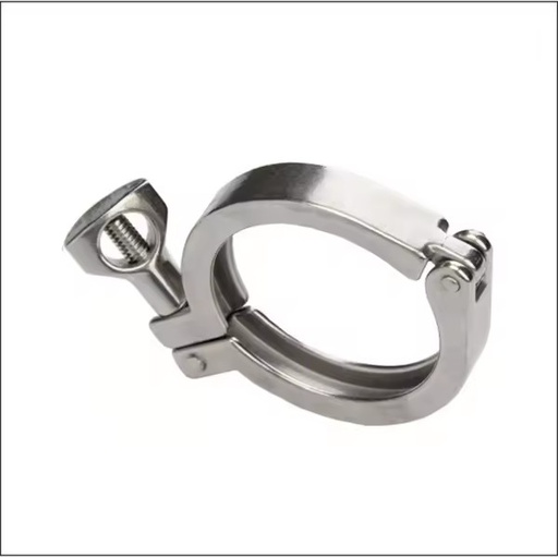 1.5" Stainless Steel Polished Sanitary Hose Clamps Heavy Duty Single Pin Tri Clover