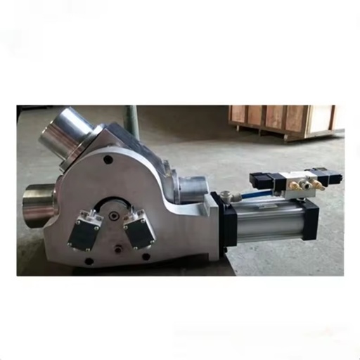 Food Grade Sanitary Stainless Steel Two Way Diverter Valve Pneumatic Rotary Valve