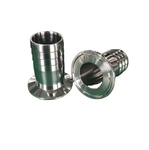 Sanitary Stainless Steel Tri-clamp Hose Nipple Hose Barb Hose Adapters with MP EP Surface Treatment