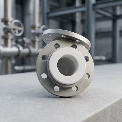 Factory Price ANSI Standard PTFE Lined Stainless Steel 90 Degree Elbow Flange Pipe Joint Painting for Corrosive Fluid Bulk