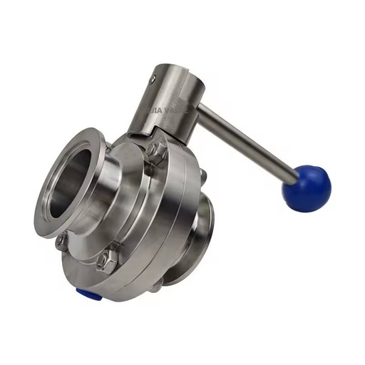KF Vacuum butterfly Valve High Vacuum Helium Inspection 304 Stainless Steel Source Factory Support Customization