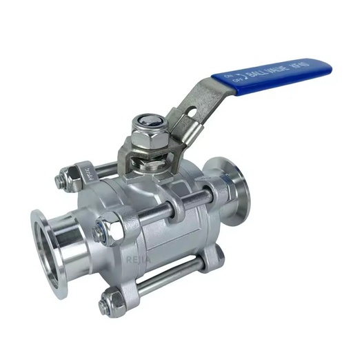 KF Series Vacuum Ball Valve KF16 KF25 KF40 KF50 304/316 Stainless Steel Tri Clamp Manual High Vacuum Ball Valve