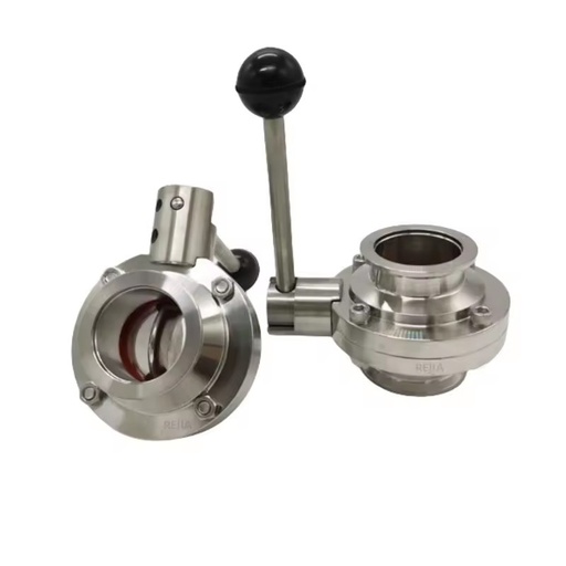 ISO Vacuum butterfly Valve High Vacuum Full -cricket Inspection 304 Stainless Steel Manual butterfly Valve
