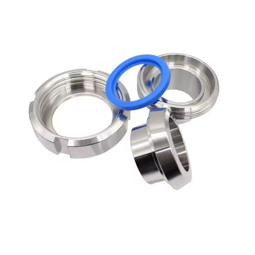 DN50 Hygienic Coupling Stainless Steel DIN Sanitary Fittings DIN11851 11853-1 11853-2 11853-3 Standard Union