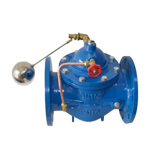 100X Hydraulic Control Diaphragm Flow Control Valve Copper Components Stainless Steel External Parts Ductile Iron Control