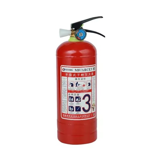 High Quality 3KG Portable Dry Powder Fire Extinguisher Factory Direct Sale Customized Korea Steel KFI Fire Fighting