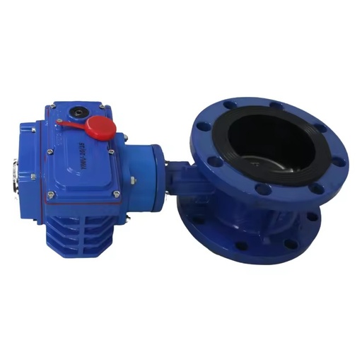 RDNT Industrial Grade Electric Flange Butterfly Valve 304 Plate EPDM Sealed