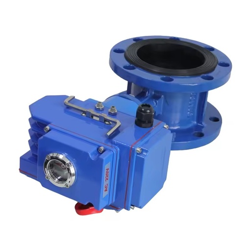RDNT Electric Actuator Controlled Flange Mount Water Butterfly Valve D941X-16QB3 DN50-DN300 PN16