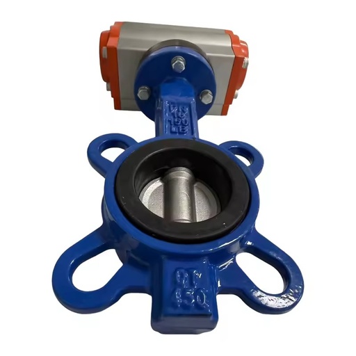 RDNT Stainless Steel Pneumatic Wafer Butterfly Valve-DN50-DN300 IP67 Enclosure Rapid Response & High Reliability for Automation