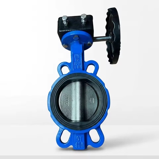Wafer Butterfly Valve Worm Gear Operated SS304 Disc Soft Seal Ductile Iron D371X-16Q PN16 DN50-DN300 for Water