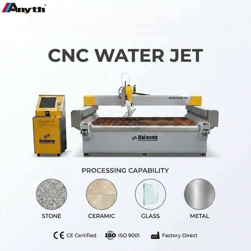 Ultra-High Pressure 5 Axis CNC Ceramic Tile Waterjet Cutting Machine Stone Marble Glass Mosaic Water Jet Cutters