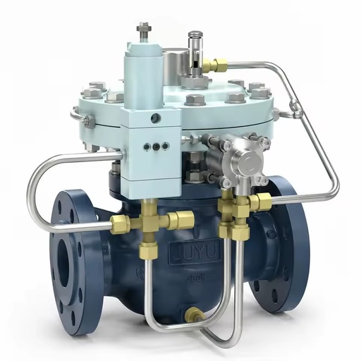M/DN200/CL600 Series Regnex M Model Actuator-type Gas Pressure Regulators LPG Helium CO2 NG Metal Construction 1 Year Warranty